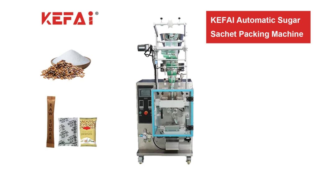 Máquina empacadora automática de bolsitas de azúcar KEFAI