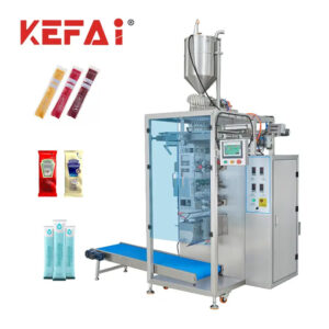 Máquina envasadora de líquidos de pasta de carriles múltiples KEFAI
